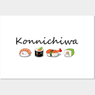 Konnichiwa Posters and Art